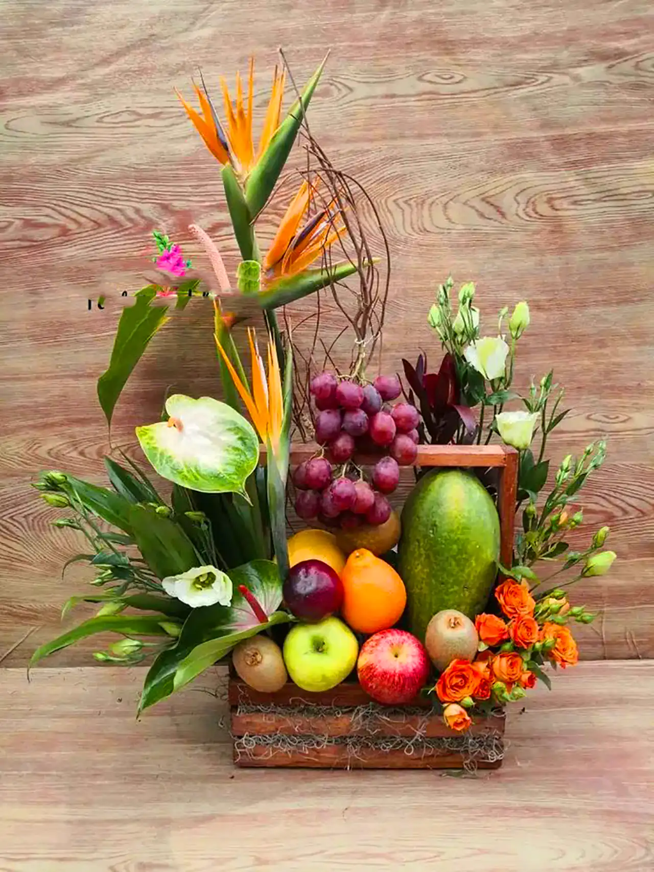 تزئین سبد میوه برای یلدا