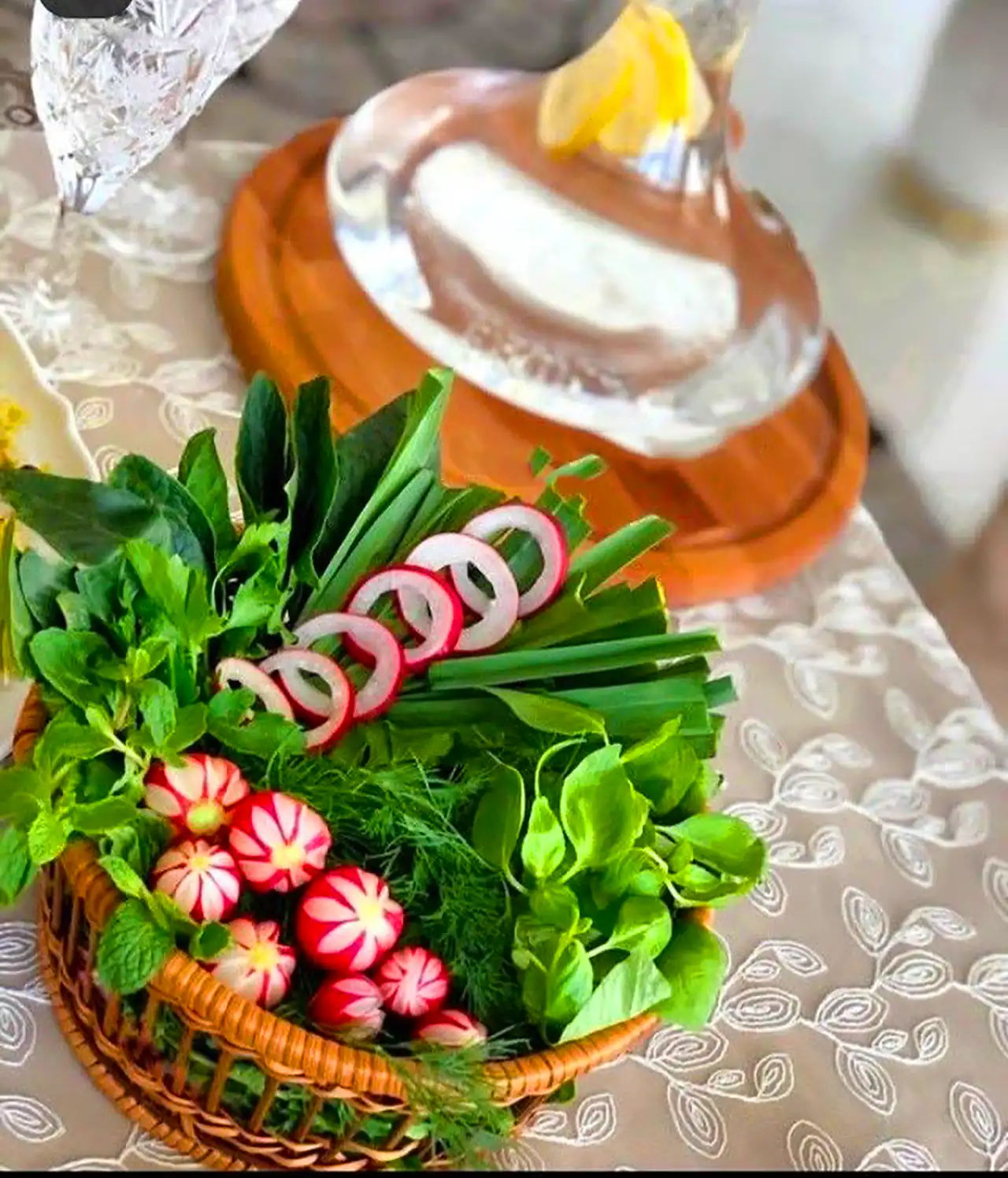 تزئین سبزی خوردن