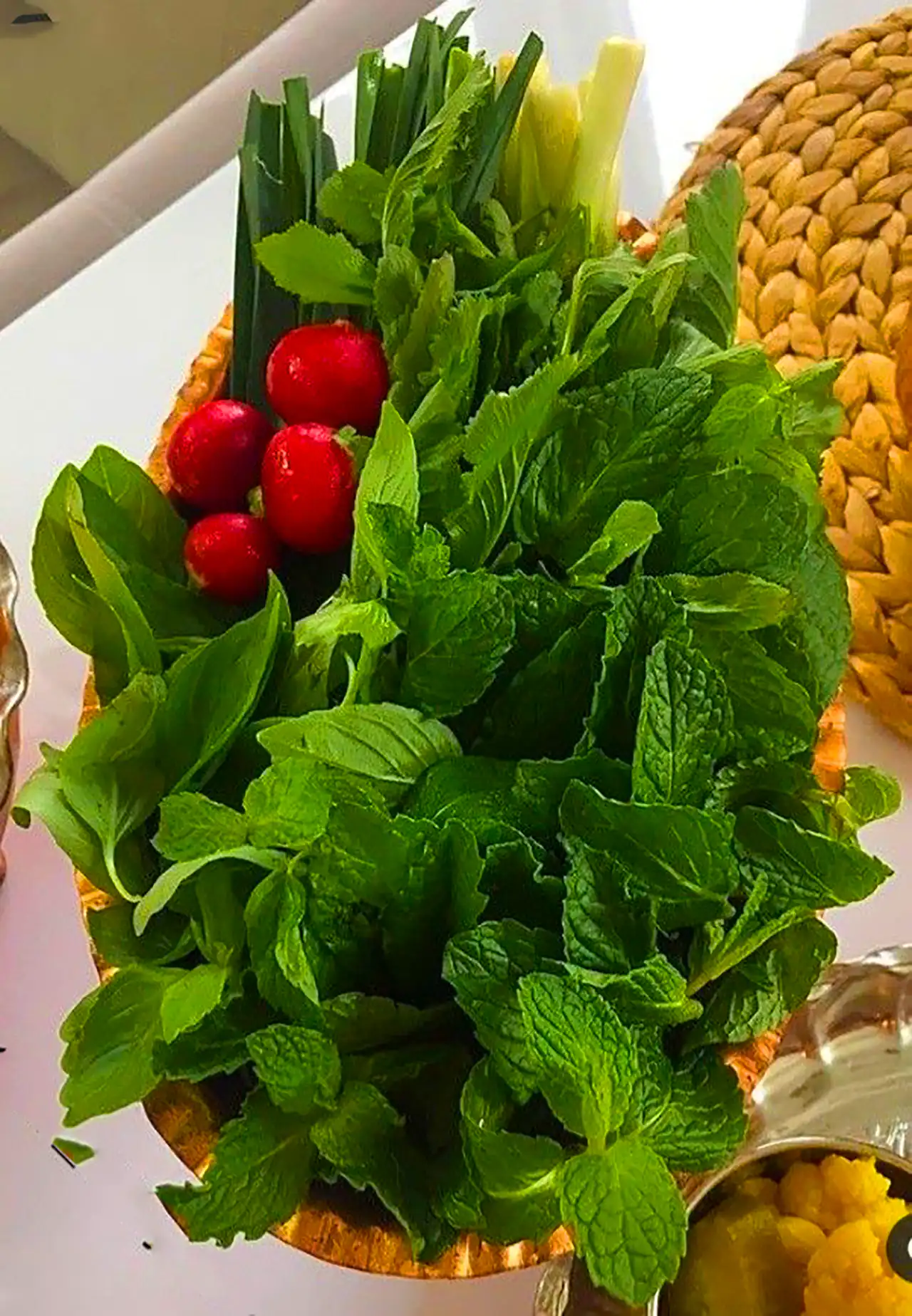 تزئین سبزی خوردن