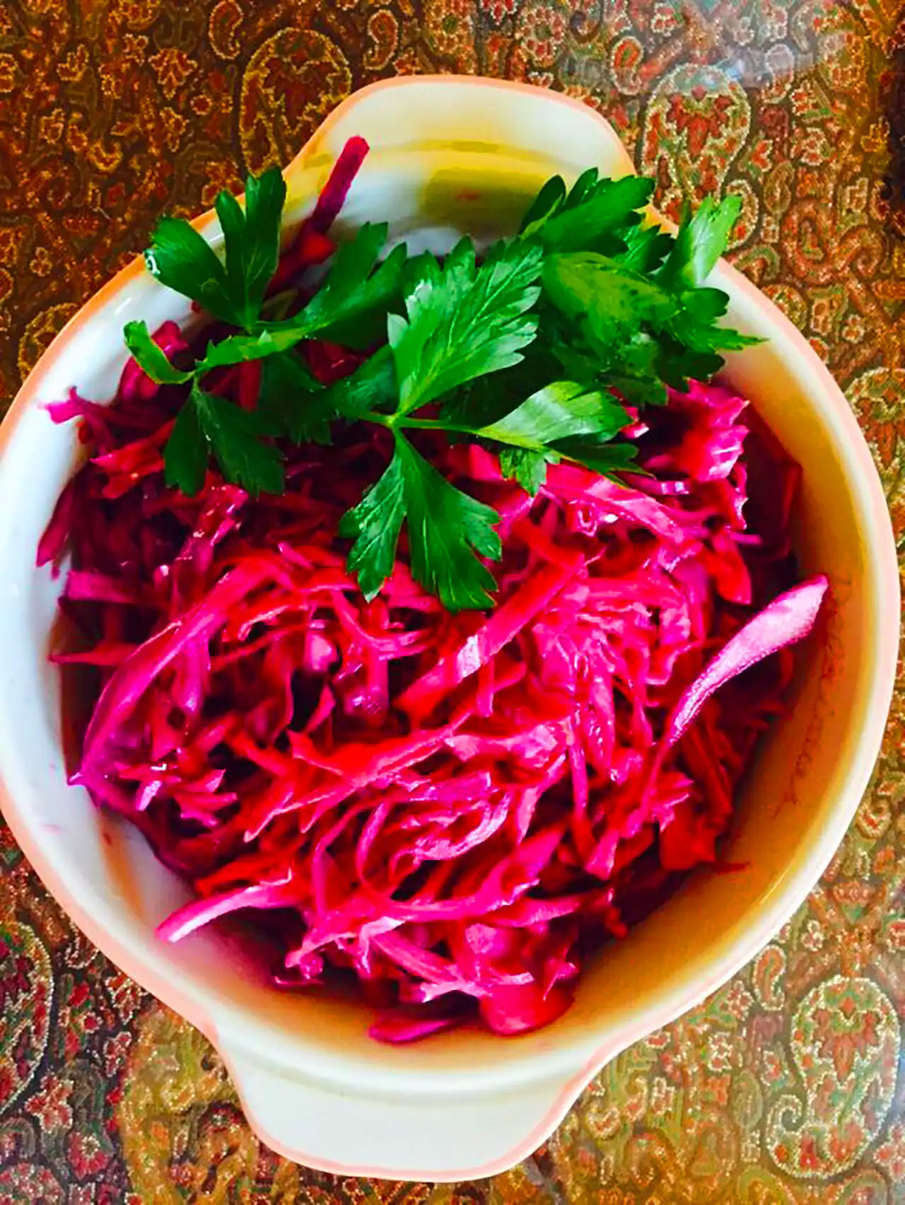 ترشی رستورانی کلم بنفش