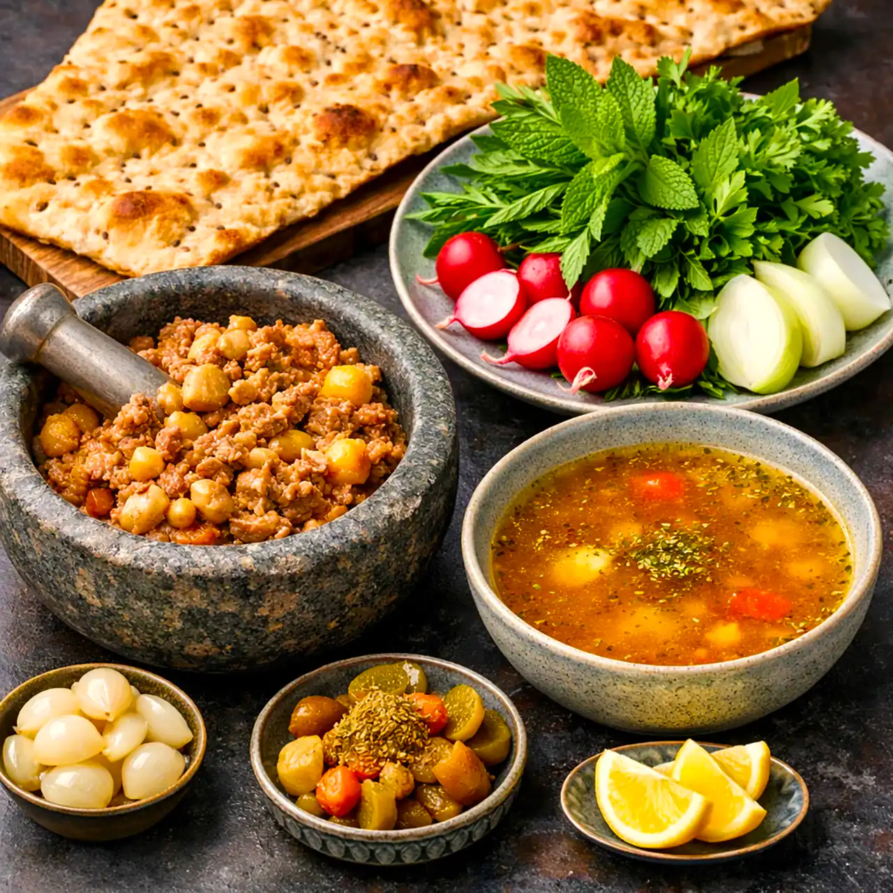 سرو دیزی سنگی خانگی و آماده مصرف