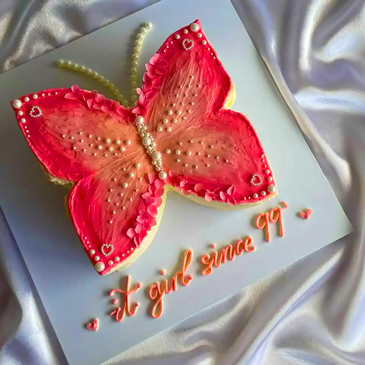 کیک تولد پروانه ای زیبا