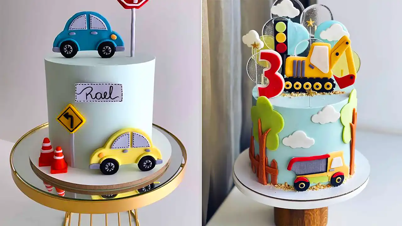 کیک تولد پسرونه جدید