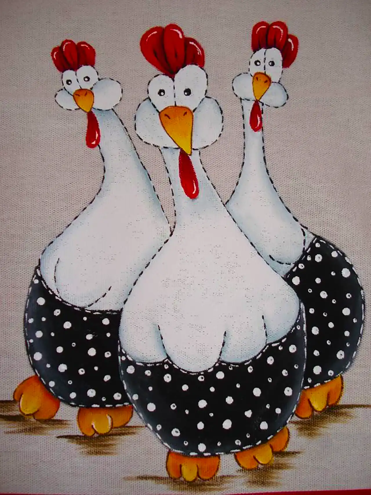 نقاشی بامزه مرغ