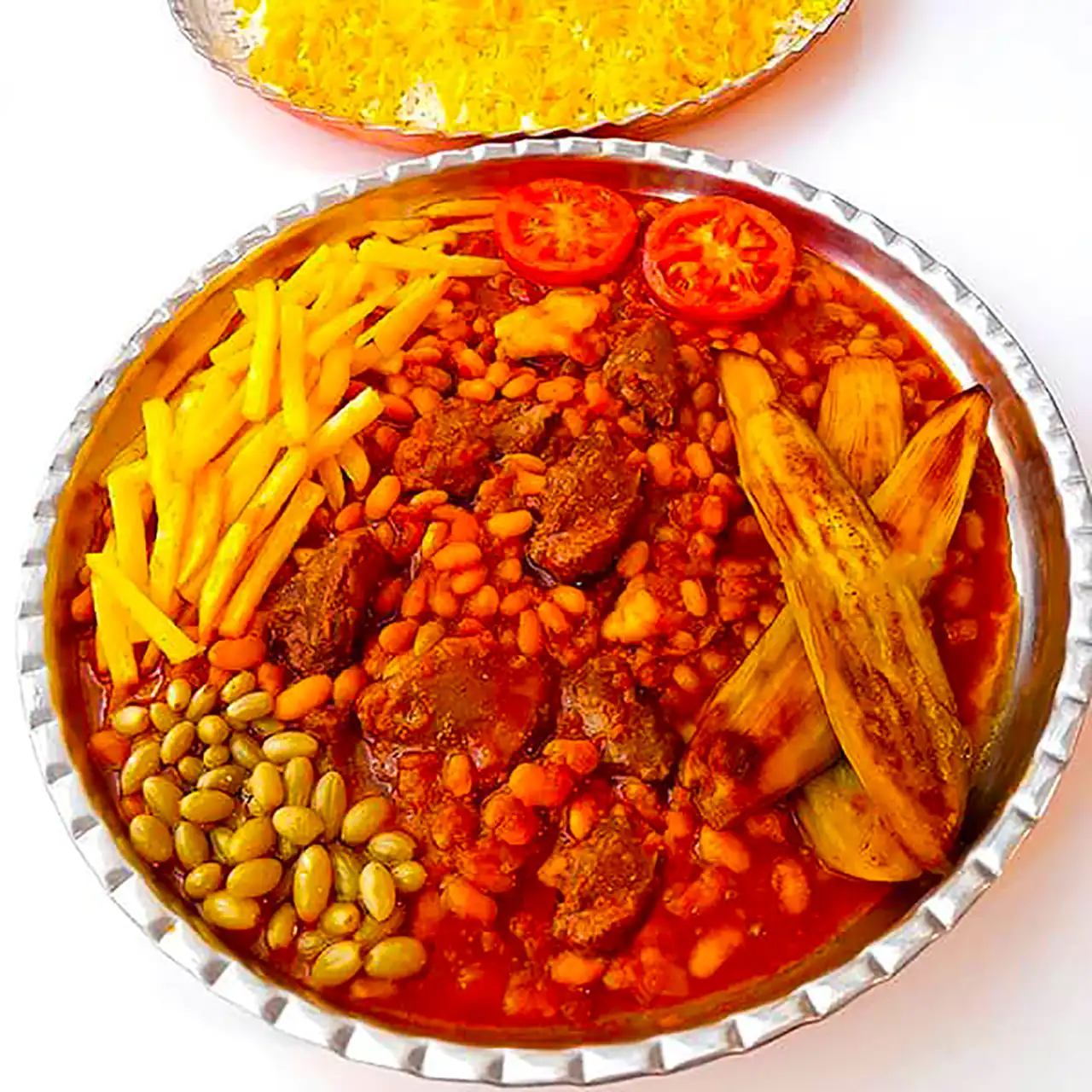 سرو سنتی خورشت قیمه