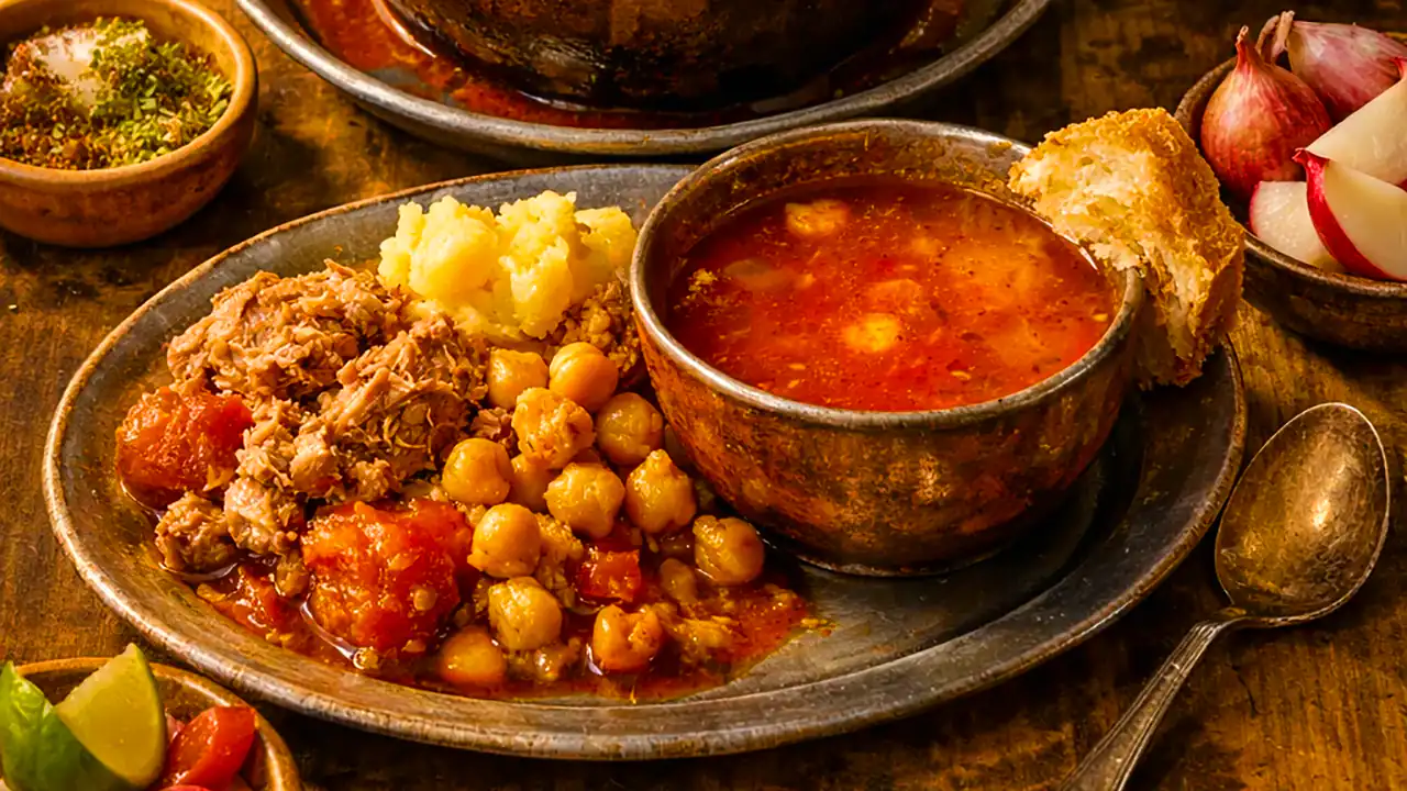 طرز تهیه آبگوشت سفره خونه ای خوشمزه و خانگی